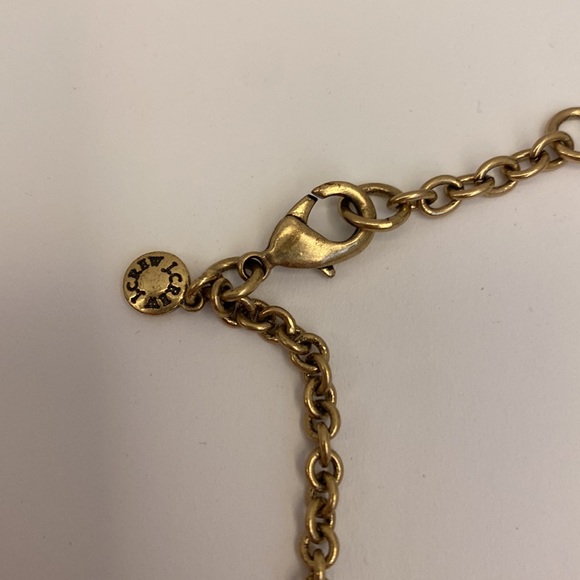 J. Crew Blue Crystal rhinestone Statement Necklace - EUC - Picture 4 of 4